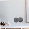 HAKIDZEL 2pcs Wooden Divination Boards with Clear Carving Pattern Pendulum Board Decoration for Meditation and Fortune-Telling Lightweight Energy Ornaments for Counselors and view 3