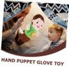 BCOATH 2Pcs Lifelike Hand Puppet Figures for Realistic Storytelling Dolls Interactive Boy Girl Hand Puppets for Imaginative Play and Early Learning view 2
