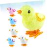 KONTONTY 6pcs Plush Wind-up Chicken Double Layer Wings Jumping Cartoon Windup for Boys and Birthday Party Favors Random Color Random Color view 3