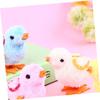 KONTONTY 6pcs Plush Wind-up Chicken Double Layer Wings Jumping Cartoon Windup for Boys and Birthday Party Favors Random Color Random Color view 4
