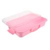 BCOATH Sandbox Tray with Hinged Lid Safe Material Multifunctional Storage Box for Creative Indoor Outdoor Play Enhances Motor Skills and Organized Sand Mold Storage view 1