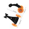 BCOATH Silent Front Swivel Wheels for Wiggle Car Replacement Quick Install Four-Wheel Stable Design with Flexible Maneuverability Ride for Indoor Twist Cars view 2