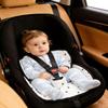 RsoTone 2 Pack Waterproof Baby Piddle Pads Carseat Potty Training Car Seat Protector, Waterproof Infant Car Seat Liner Cover to Prevent Pee, Leakproof and Washable (Black and White) view 2