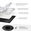 RsoTone 2 Pack Waterproof Baby Piddle Pads Carseat Potty Training Car Seat Protector, Waterproof Infant Car Seat Liner Cover to Prevent Pee, Leakproof and Washable (Black and White) view 4