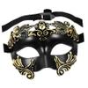 BCOATH Egypt Style Warrior Half Face Halloween Party Decorative Prop for Men Lightweight Cosplay Accessory with Lifelike Design for Festive Role Play and Costume Events view 1
