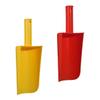 BCOATH 2pcs Sand Scoop Shovels Lightweight Plastic Short Handle Beach for Outdoor Play and Sandcastle Building Random Color view 1