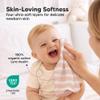 10-Pack Muslin Baby Washcloths for Newborn 12x12" Soft Absorbent Organic Cotton Muslin Wash Cloths for Babies Girl, Boy, Infant, Toddlers,Kids Face Towel,Bath Essentials,Baby Burp Rags (Sweet Charm) view 3