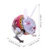 BCOATH 4pcs Wind-up Clockwork with Iron Frog Rooster Small Animal Jumping Action for Boys and Painted Animals in Random Colors Birthday Random Color view 2
