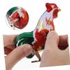 BCOATH 4pcs Wind-up Clockwork with Iron Frog Rooster Small Animal Jumping Action for Boys and Painted Animals in Random Colors Birthday Random Color view 4