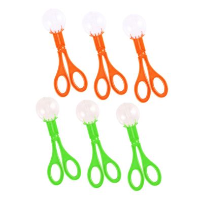 BRIGHTFUFU 12Pcs Outdoor Scissor Catchers Insect Clamp Tools for Hand-Eye Coordination and Patience Development Bright Plastic Clips for Bug Catching and Exploration Gift for Boys