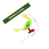 Gogogmee 4pcs Wind-up Clockwork for Portable Jumping Peacock Playthings with Delicate Cartoon Animal Design Lovely and Use Educational for Boys view 2