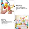 BCOATH Fruit Pattern Wooden Beads Maze for Early Education Interactive Plaything with Safe Non-Toxic Paint and Smooth Edges Random Color for Year Old Boys Random Color view 2