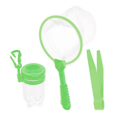 BRIGHTFUFU Bugs Catching Kit with Net, Observation Bottle, and Tweezers Safe ABS Material Nature Exploration Tool for Family Outdoor Learning and Adventure