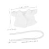 BCOATH Soft Plush Doll Bathrobe for Mini Stuffed Bears Doll Bath Accessory Cozy Cloth Material Robe and Bathtub Play and Comfortable Clothes Set view 2