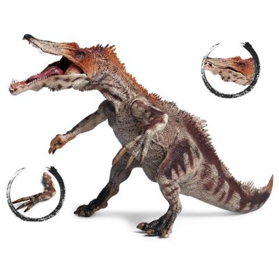 KOMBIUDA Realistic Baryonyx Dinosaur Model Plastic Figurine Educational Plaything Stable Desktop Decoration Birthday Gift for Boys