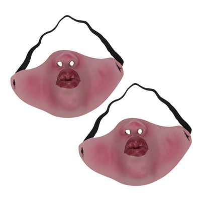 BCOATH Halloween Half Face Vampire Mask Lightweight Comfortable Masquerade Costume Accessory for Party Carnival Cosplay and Festival Use