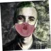 BCOATH Halloween Half Face Vampire Mask Lightweight Comfortable Masquerade Costume Accessory for Party Carnival Cosplay and Festival Use view 2