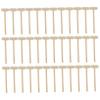 BCOATH 36pcs Wooden Mallet Hammer Natural Wood Mini Hammers for Boys Safe Smooth Finish Educational Interactive Play Tool view 1