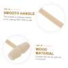 BCOATH 36pcs Wooden Mallet Hammer Natural Wood Mini Hammers for Boys Safe Smooth Finish Educational Interactive Play Tool view 4
