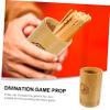 BCOATH Chinese Divination Game Pot with Copper Coins and Premium Bucket Fortune-Telling Prop for Buddhist Decoration Family Gatherings and Chinese Year Fun view 3