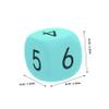 BCOATH 2pcs Jumbo Foam Dice Soft EVA Cubes for Classroom Learning Teaching Tool with Rounded Corners Safe Design for Parties Events and Family Games view 2
