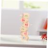 FELTECHELECTR 10 Pcs Wooden Spinning Tops Dreidel for Skill Development and Stress Relief Smooth Stable Spin Educational Wooden Gyro for Boys and Gift for Home School Outdoor Fun view 4