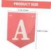 HAKIDZEL Mother's Day Party Bunting Decor Set Paper Banner with Happy Mother's Day Letters Heart and Thanksmom Flags Indoor Party Hanging Flags for Holiday Celebration view 2