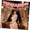 HAKIDZEL Mother's Day Party Bunting Decor Set Paper Banner with Happy Mother's Day Letters Heart and Thanksmom Flags Indoor Party Hanging Flags for Holiday Celebration view 4