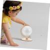 BRIGHTFUFU DIY Earth Globe Puzzle for Accurate Geographic Map Educational Rotating Globe for Early Learning and Geography Teaching view 4