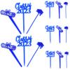 BCOATH 30pcs Graduation Cake Decorations Premium Plastic Graduation Picks for Graduates Unique Themed Cake and Cupcake Toppers Lightweight and Safe Party Dessert Accessories view 1