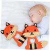 ORFOFE Food-Grade Silicone Teether for Teething Relief Grip Cartoon Animal Design Soother Safe Washable Gum Massage for Boys view 4