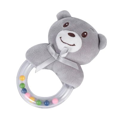 KOMBIUDA Rattle Ring Soft Sensory Teether Shaker for Newborns Soothing Safe Material Holiday Birthday