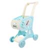 WHAMVOX Shopping Cart for Simulated Supermarket Trolley with Easy-Grip Handle and Smooth Rolling Wheels Pretend Play Stroller for S Role-Playing Games Gift for Boys view 1