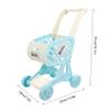 WHAMVOX Shopping Cart for Simulated Supermarket Trolley with Easy-Grip Handle and Smooth Rolling Wheels Pretend Play Stroller for S Role-Playing Games Gift for Boys view 2