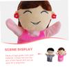 BCOATH 2pcs Family Hand Puppets Educational Plush Role Play for Interactive Storytelling with Cartoon Parent Characters for Early Learning and Imaginative Play view 2