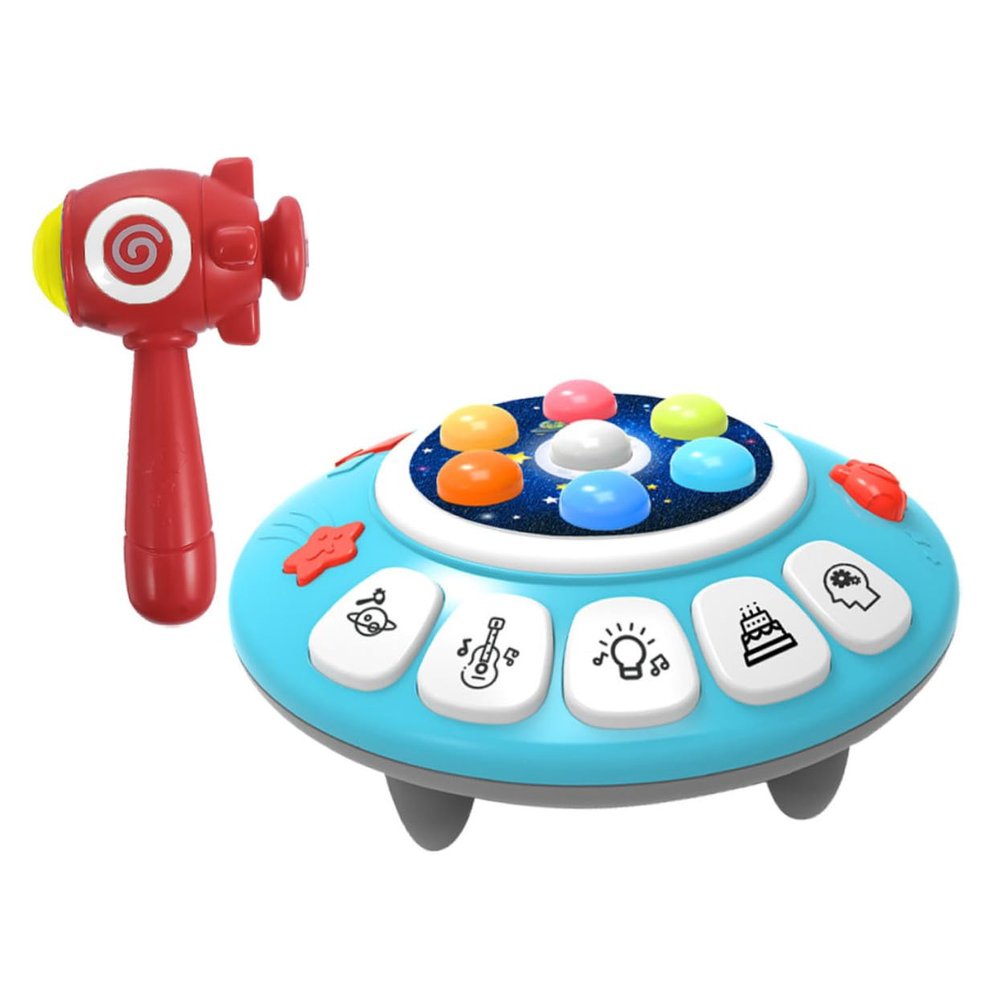 LALADEFIEE Educational Pounding Hammer for Plastic Motor Skill Development Plaything with Bright Colors for Preschool Boys and Early Learning Game