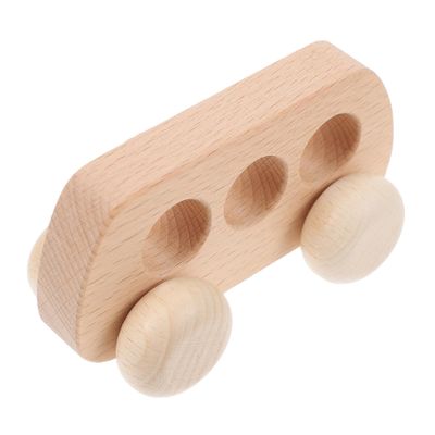 Beatifufu Wooden Push Car for Boy Girl Hand Grip Enhances Coordination and Imagination Safe Teething Relief Smooth Edges Car
