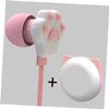 IWOWHERO Cat Claw Earbuds for Girls, Cartoon 3.5mm Jack Children Headphones view 4