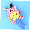 HAKIDZEL Year Plush Hand Rattle Giraffe with Yellow Mouth Soft Educational Sound Bell for Early Learning Wrist Rattles for Boys and Sensory Development Gift for Newborns view 3