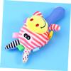 HAKIDZEL Year Plush Hand Rattle Giraffe with Yellow Mouth Soft Educational Sound Bell for Early Learning Wrist Rattles for Boys and Sensory Development Gift for Newborns view 4