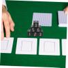 BCOATH 6pcs Black Six-Sided Dice Set Resin Number Dice for Board Games Classroom Math Party Prop for Group Entertainment and Versatile Game Use view 4