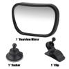 360 Rotated Two In One Inside Car Safety Care for Baby Back Seat Rear View Adjustable Mirror view 3
