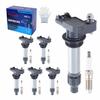 UF569 Ignition Coils & Iridium Spark Plugs Set of 6 for 3.6L V6 Buick Enclave/Allure, Chevy Malibu/Impala/Camaro, Cadillac ATS/CTS/SRX/STS, GMC Terrain 2010-2016 - Replaces (UF569+Spark Plugs) view 1