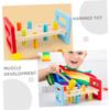CIMAXIC 2Pcs Hammering Pounding for Interactive Whack Game Bench for Fine Motor Skill Development Safe Hammer for Cognitive Learning and Fun Play view 3