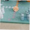 BCOATH 20pcs Wooden Dice Set Rounded Corners Cubic Dice for Board Games Party Entertainment Safe and Comfortable Props view 4