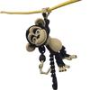 Articulated Monkey Figurine with Poseable Limbs  Collectible 3D Printed Primate Decor for Desk or Shelf Display  3D Printed in Canada (Black) view 3