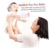 HAKIDZEL Plush Cartoon Rattle for Cognitive Development Hand-Eye Coordination and Sensory Stimulation Soft Stuffed Plaything for Boys and Early Learning view 3