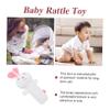 HAKIDZEL Plush Cartoon Rattle for Cognitive Development Hand-Eye Coordination and Sensory Stimulation Soft Stuffed Plaything for Boys and Early Learning view 4