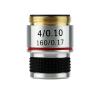 4X Objective Lens for Microscope - Brass Material with RMS Thread view 1