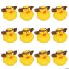 2 1/4" Religious Angel Rubber Ducks with Wings & Halo  12 Pieces view 1